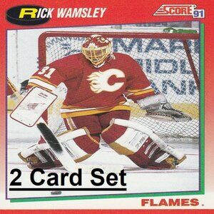 Rick Wamsley Hockey Card Collection